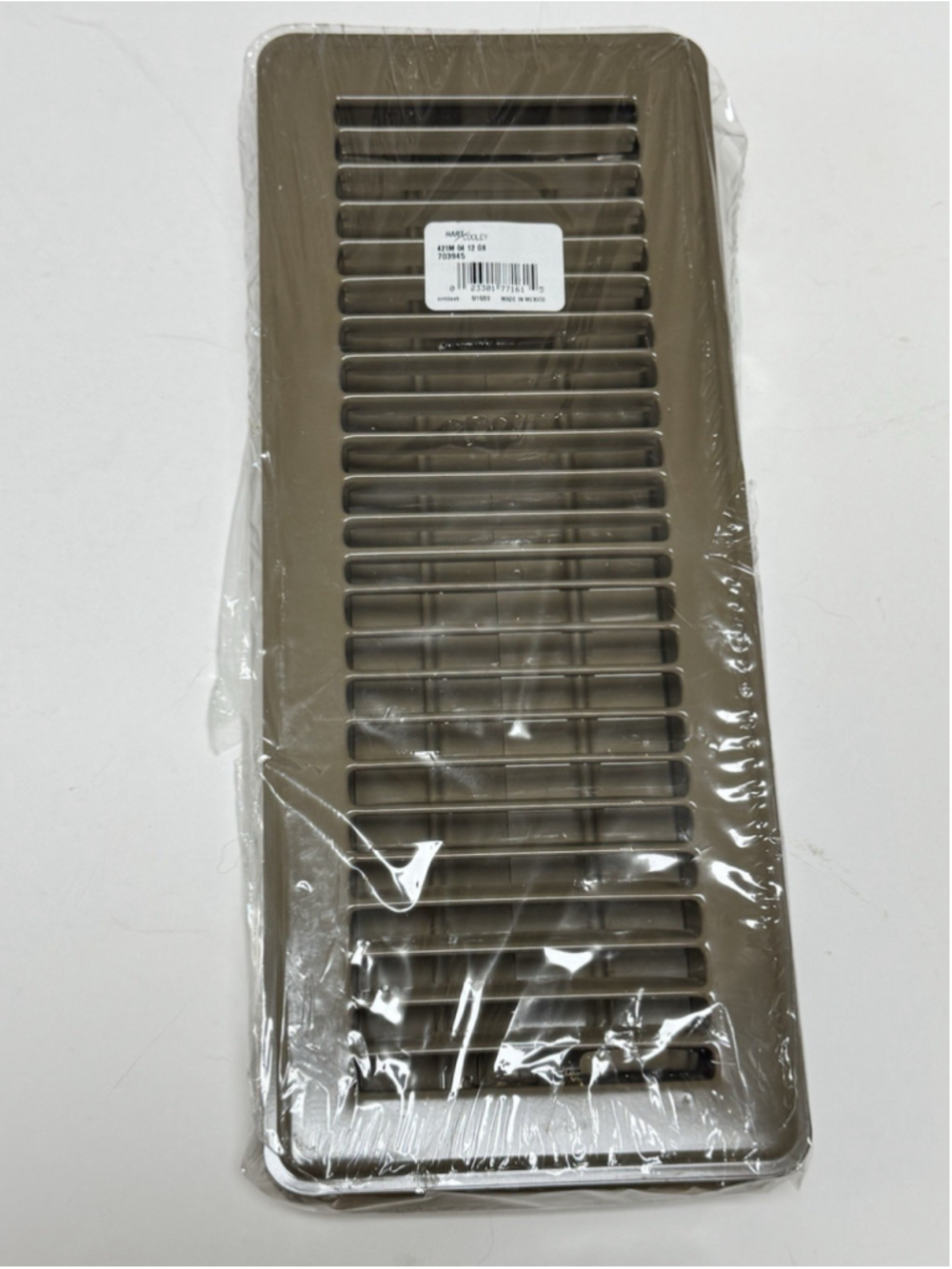 Hart & Cooley # 421M Floor Vent Register 4" x 12" opening 703945